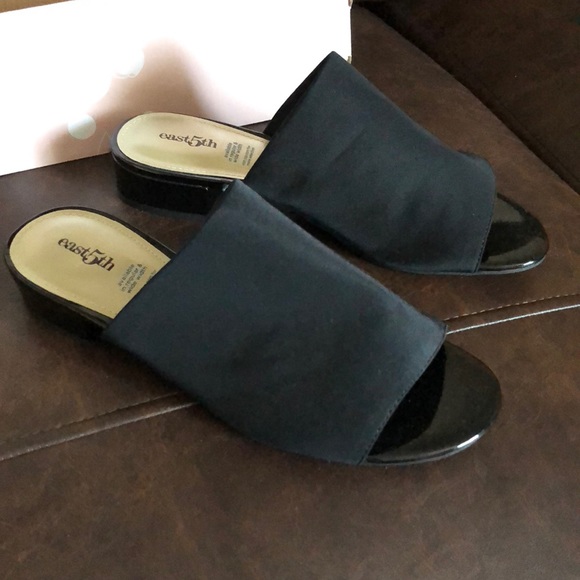east 5th Womens Sage Slide Sandals Black Size 8.5 - Picture 3 of 8